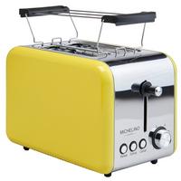 TOSTER TOASTER 2-SCHEIBEN - żółty, Trend, tworzywo sztuczne/metal (32/23/19cm)