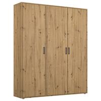 DULAP  USI ROTATIVE VOYAGER - stejar Artisan, Modern, material pe bază de lemn (140/194/53cm) - Modern Living