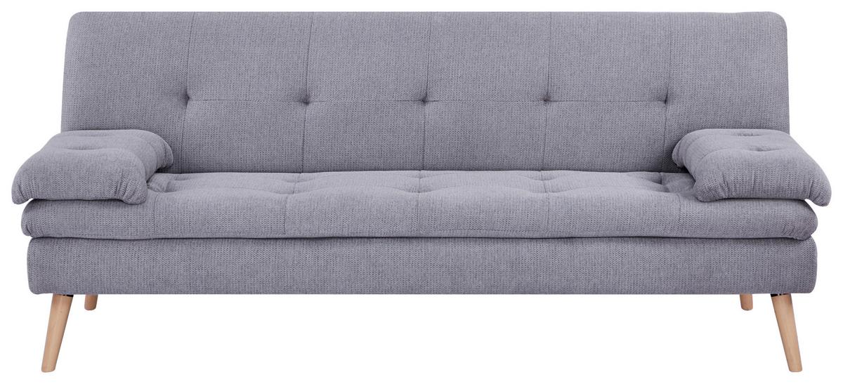 Zofa Armano, Posteljna Funkcija, Siva - siva/naravne barve, Basics, tekstil/les (190/83/87cm) - P & B