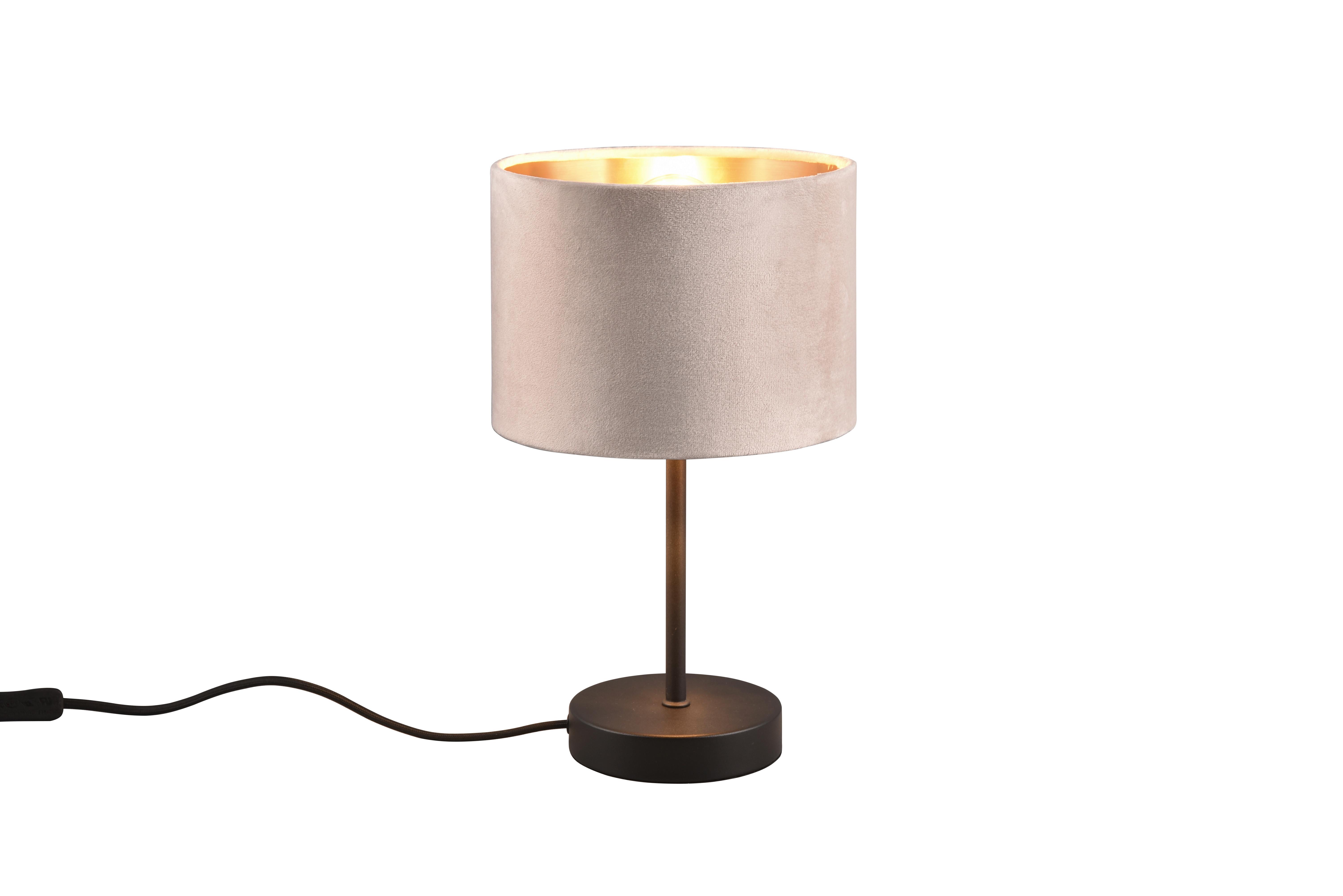 Tischleuchte Julieta Beige max. 40 Watt - Beige, Design, Textil/Metall (30/20cm) - Trio Leuchten