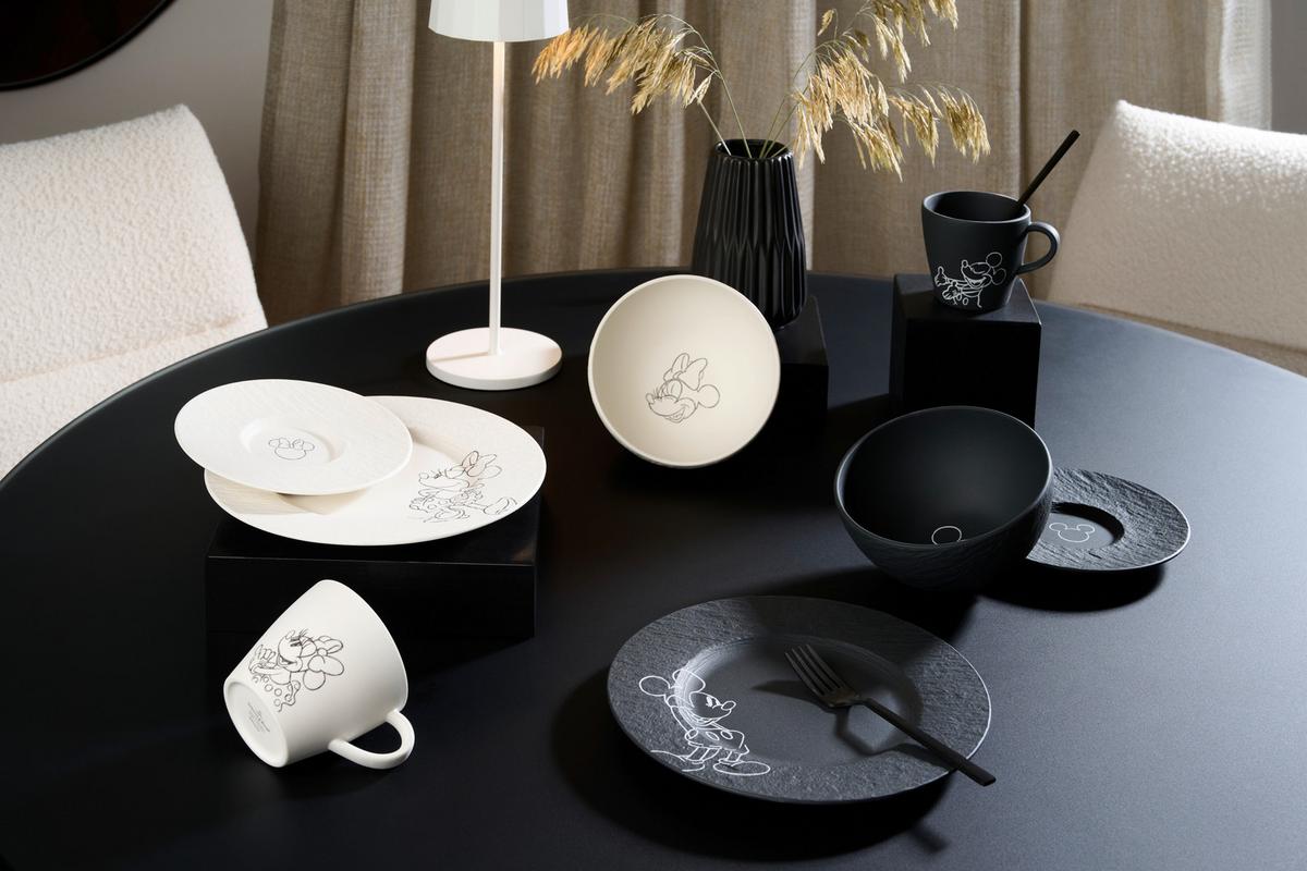 SERWIS ŚNIADANIOWY MANUFACTURE ROCK VILLEROY&BOCH - czarny, Basics, ceramika - Villeroy & Boch