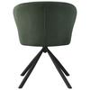 CHAISE JANA -BASED- - vert foncé/noir, LIFESTYLE, métal/textile (55/81,5/58cm) - Based