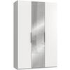Ormar S Klasičnim Vratima Level 36a - bijela/boje kroma, Moderno, drvni materijal/metal (150/236/58cm) - Modern Living