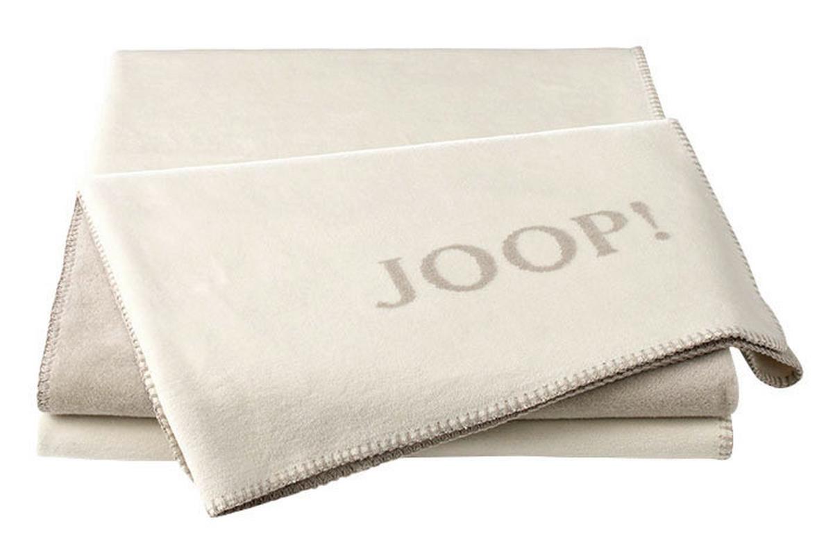 KOC DOMOWY JOOP! UNI DOUBLEFACE - beżowy/biały, Design, tkanina (150/200cm) - Joop!