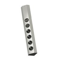Steckdosenelement Casia 4-fach Edelstahl-Effekt - Edelstahlfarben/Schwarz, Kunststoff/Metall (9,1/45,7/4,2cm)