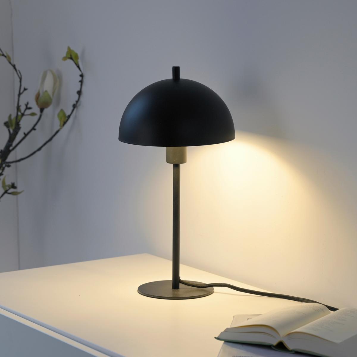 LAMPA STOŁOWA LED 11726-18 ALI - czarny, Design, tworzywo sztuczne/metal (18/18/33,5cm) - Schöner Wohnen