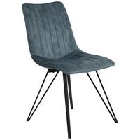 Stol Marie S, Barva Petroleja, Žamet - barve petroleja/črna, Moderno, kovina/tekstil (47/87/58cm) - Mömax