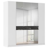 DULAP USI ROTATIVE VERSITY-D - argintiu/alb, Trend, material pe bază de lemn (226/229/54cm) - James Wood