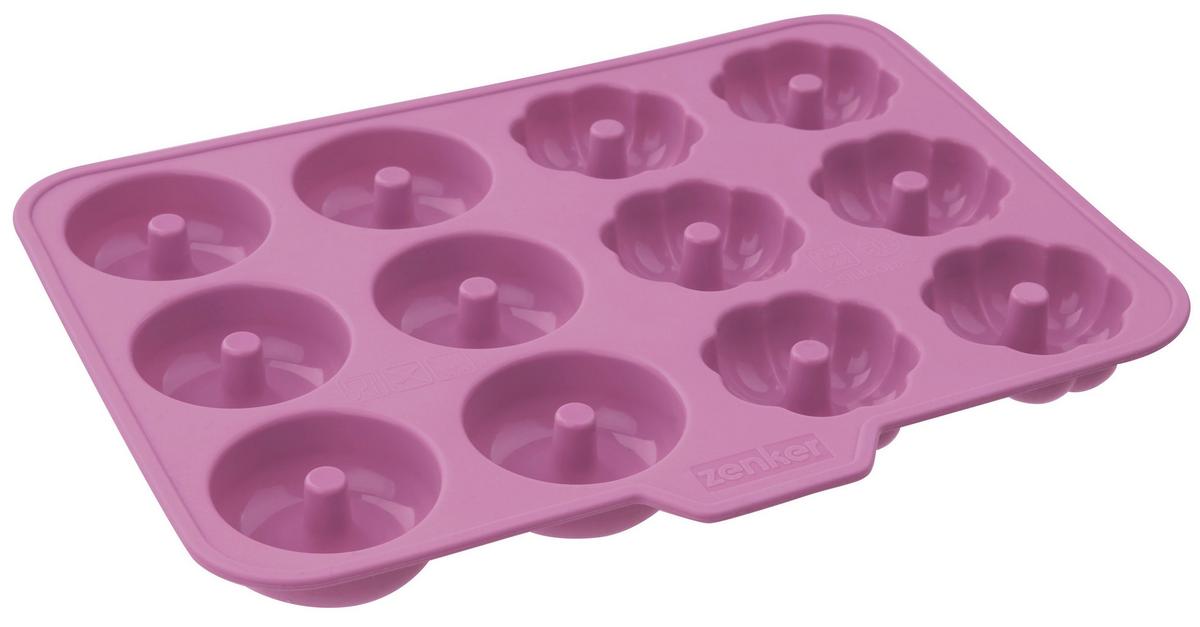 Backform Bakery aus Silikon - Rosa, KONVENTIONELL, Kunststoff (22,00cm) - Zenker