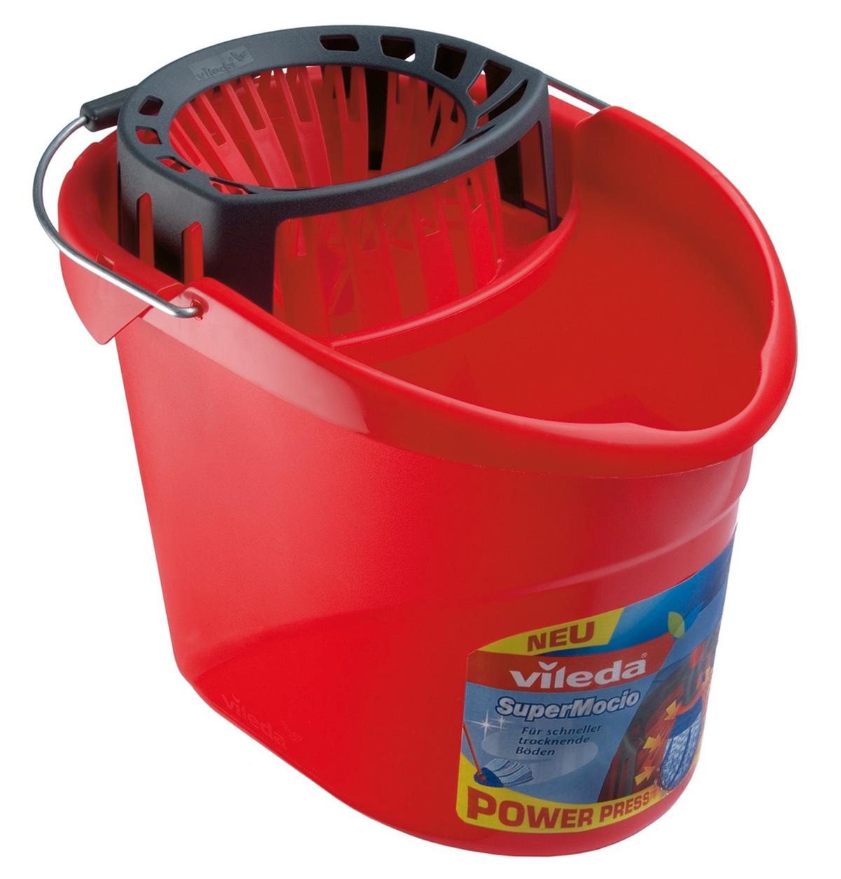 Vödör Vileda Supermocio - piros, Konventionell, műanyag (15l) - Vileda