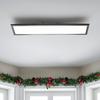 LED-TAKLAMPA JUO - vit/svart, Modern, metall/plast (80/20/6,5cm) - Mömax