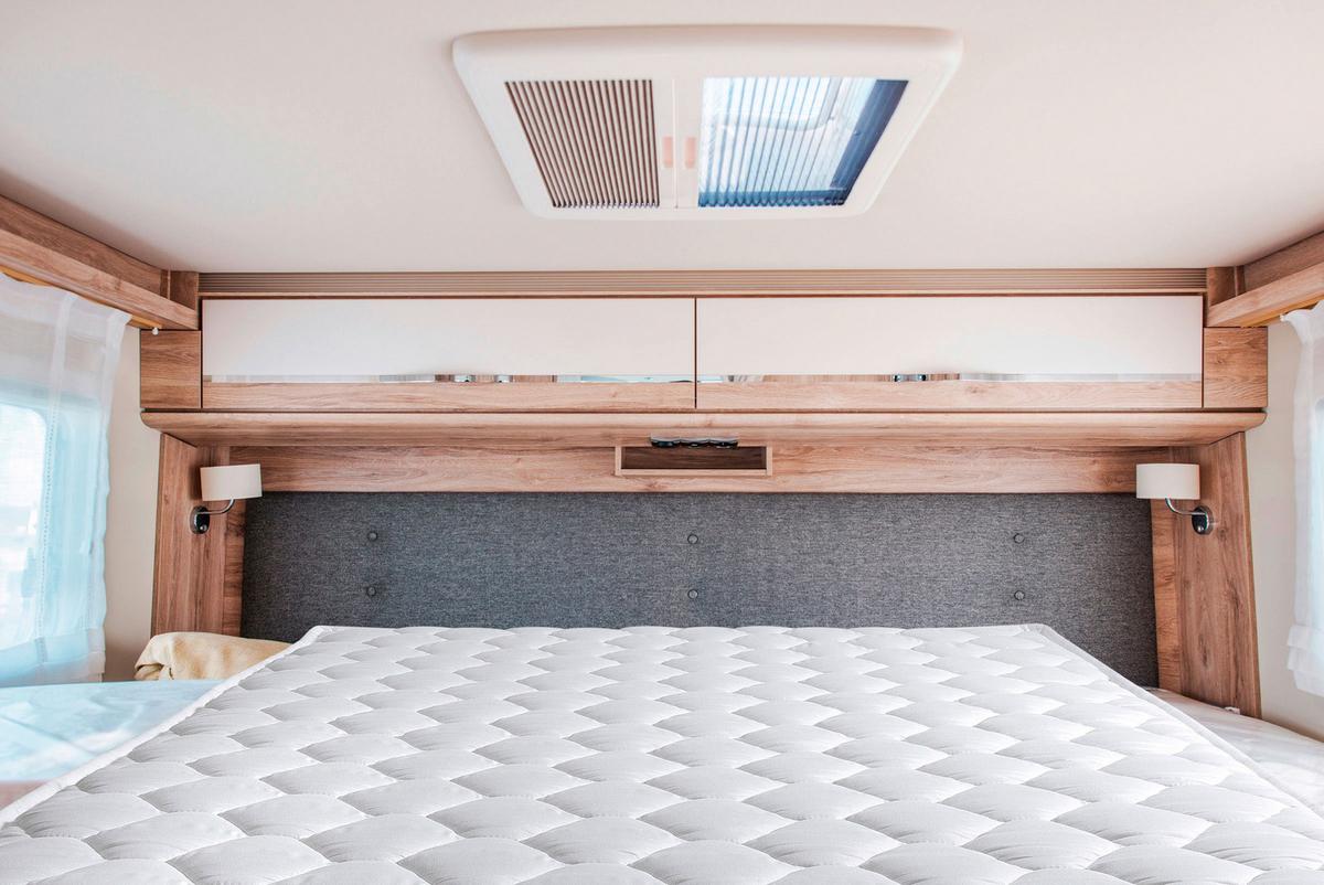 Kaltschaummatratze Caravan H2 ca. 100x200 cm - Weiß, Basics, Kunststoff/Textil (100/200cm) - P & B