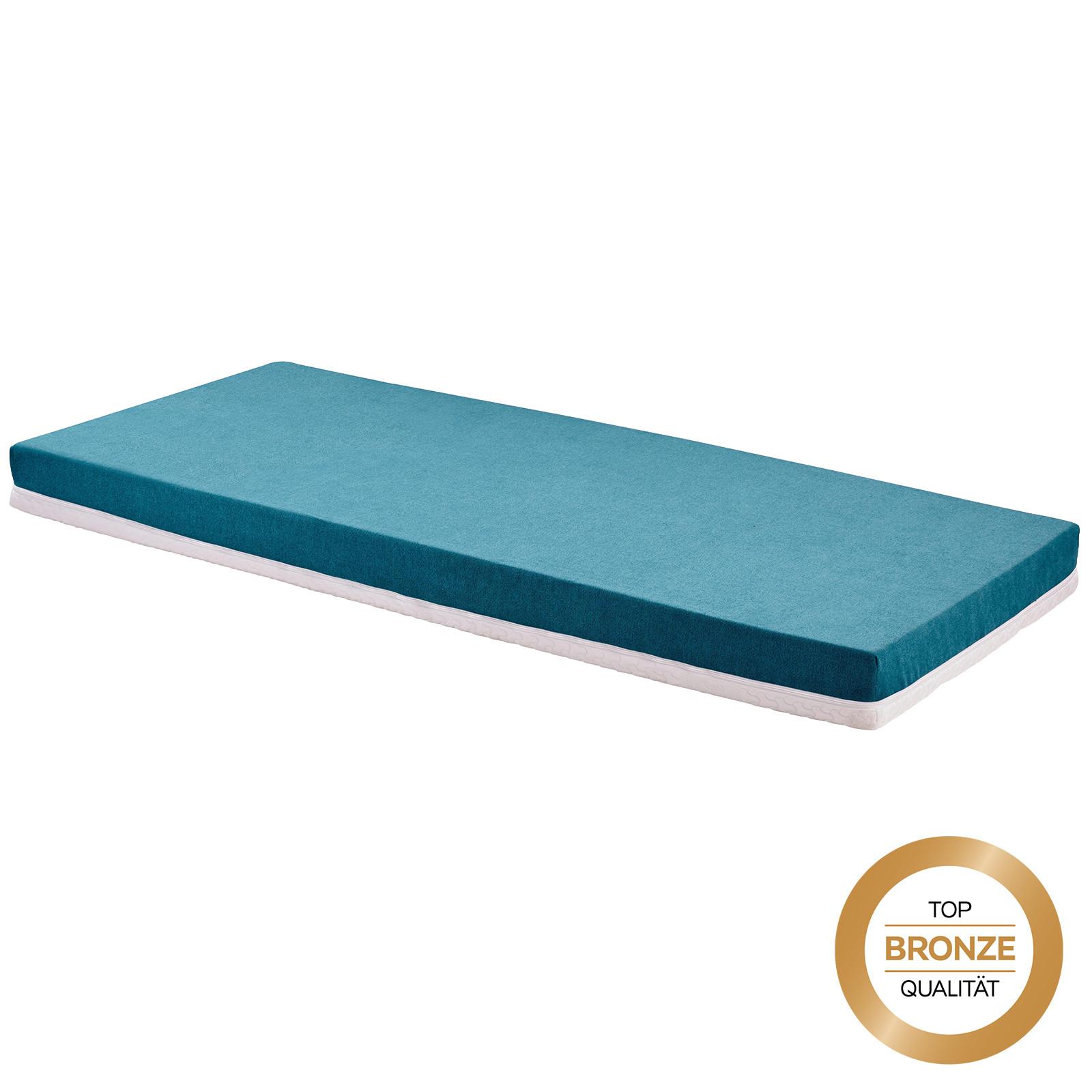 Madrac S Džep. Opruž. Jezgrom Enjoy - Mia - bijela/tirkizna, tekstil (90/200cm) - Primatex