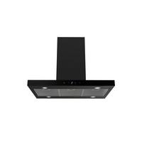 Dunstabzugshaube CH44199GISS Schwarz - Schwarz, Trend, Glas/Metall (89,5/65/60cm) - Respekta