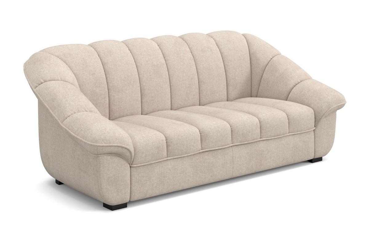 Háromüléses Kanapé Mado - bézs, Trend, textil (215/88/104cm)