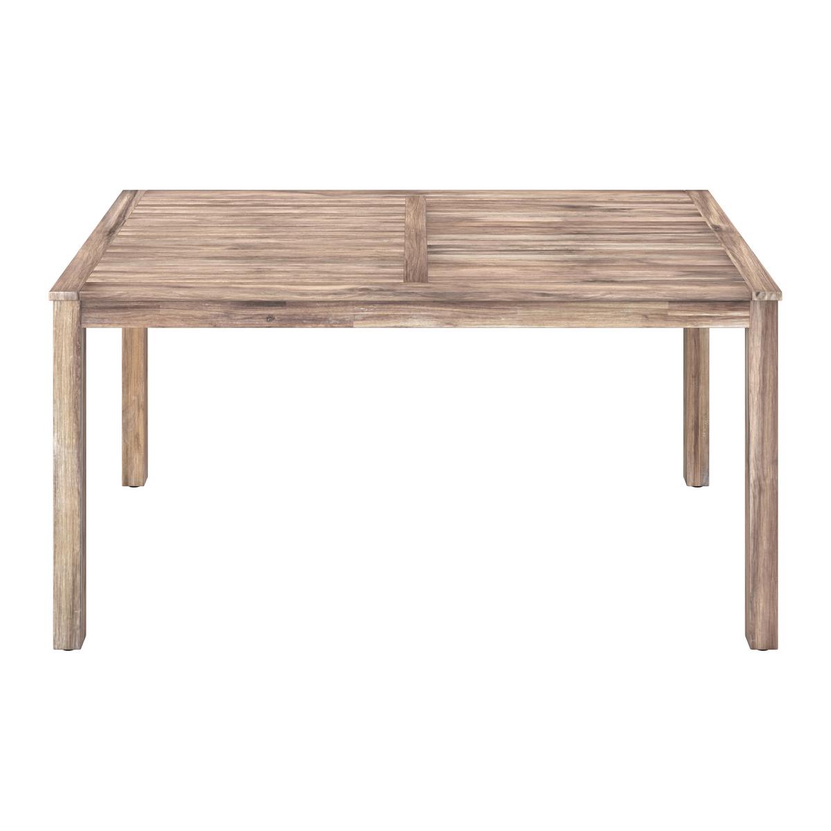 Kerti Bútorszett Aldina - akáciaszínű/szürke, Modern, műanyag/textil - Bessagi Garden