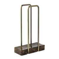 SYSTEM ORGANIZACJI HAMMAM - brązowy, Basics, kamień (7.5/17/24.5cm) - Aquanova