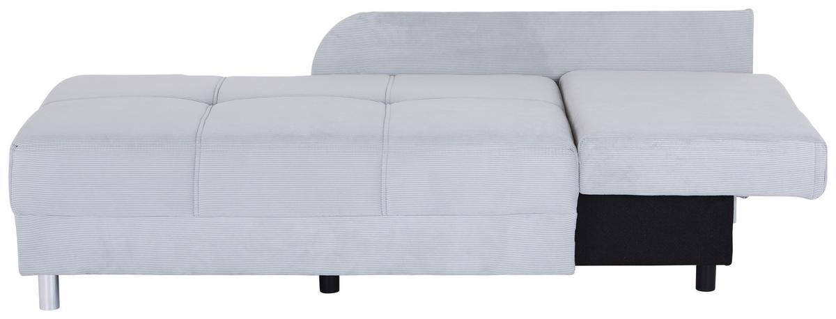 Recamier NOVA - gri deschis, Basics, lemn/textil (145/66-82/82cm) - Mömax