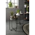 Beistelltisch Grau/Schwarz - Schwarz/Grau, LIFESTYLE, Holz/Metall (48/66/48cm) - Modern Living Beistelltisch Grau/Schwarz - Schwarz/Grau, LIFESTYLE, Holz/Metall (48/66/48cm) - Modern Living