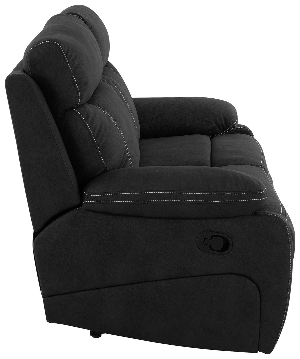 Dvosed Ember, Črna - črna, Basics, kovina/tekstil (178/103/96cm) - Livetastic