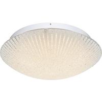 Stropna Led-svetilka Vanilla, S Sijalko - bela/opal, Basics, kovina/steklo (50/11cm) - Globo
