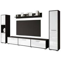 Dnevni Regal Bogota Xl, Antracit, Bela, 4-Delno - siva/bela, Basics, umetna masa/leseni material (240/130/31cm) - MID.YOU