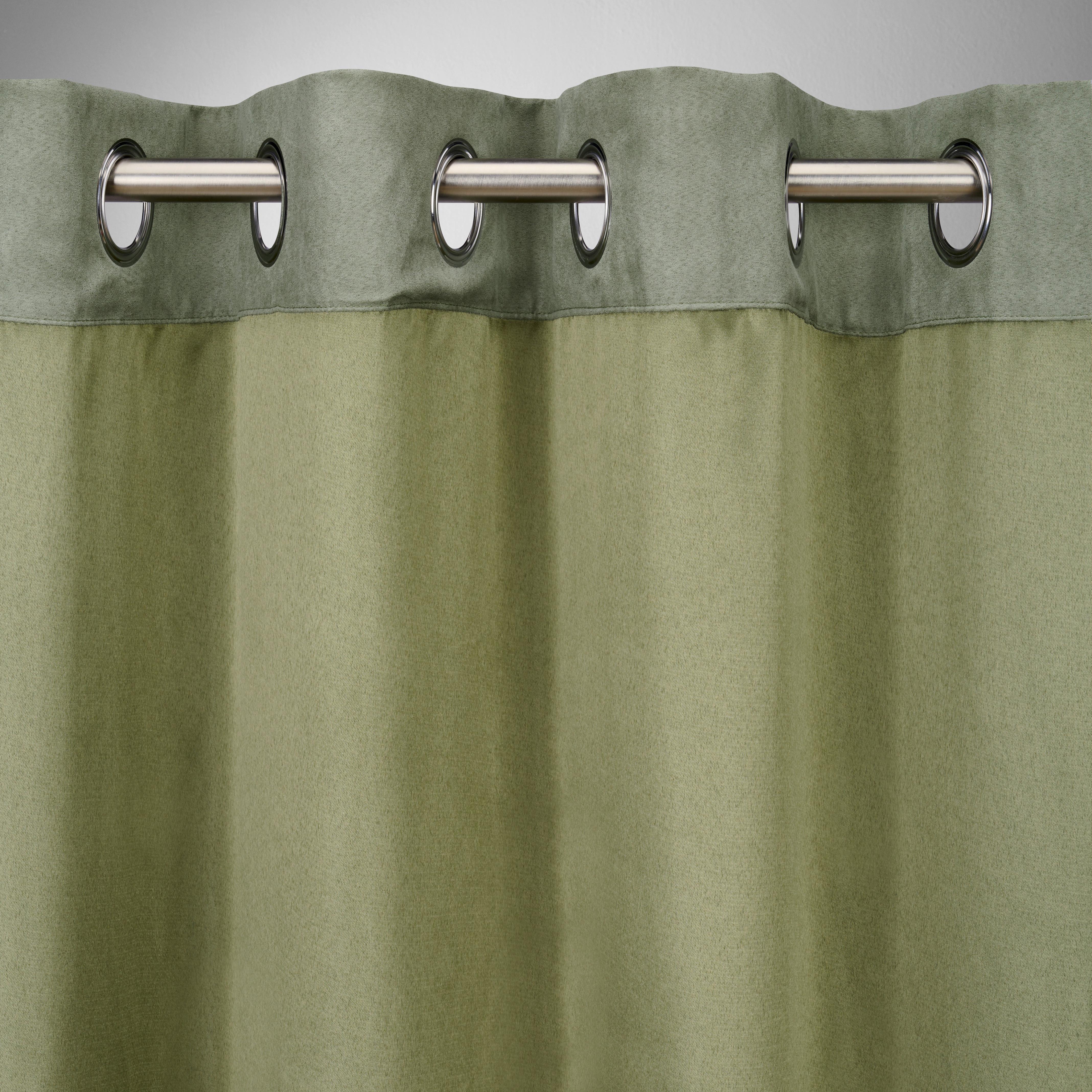 ÖLJETTLÄNGD VELOURS - grön, Klassisk, textil (140/245cm) - Mömax
