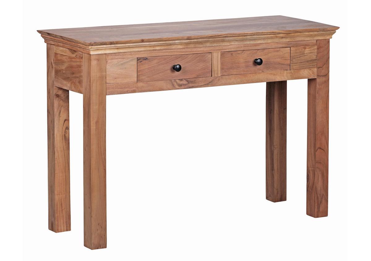 Konzolna Mizica Mumbai - rjava/barve akacije, Romantika, les (110/76/40cm) - MID.YOU