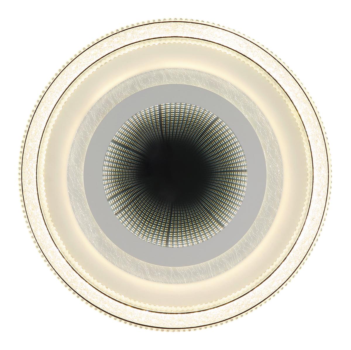 LED Mennyezeti Lámpa 48557-48w Alsuna - fehér/átlátszó, Konventionell, műanyag/fém (48/7cm) - Globo