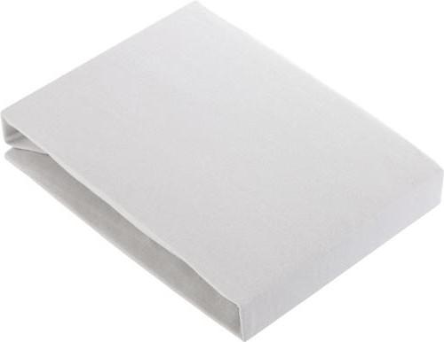 Cearșaf cu elastic Basic - argintiu, textil (150/200cm) - Modern Living