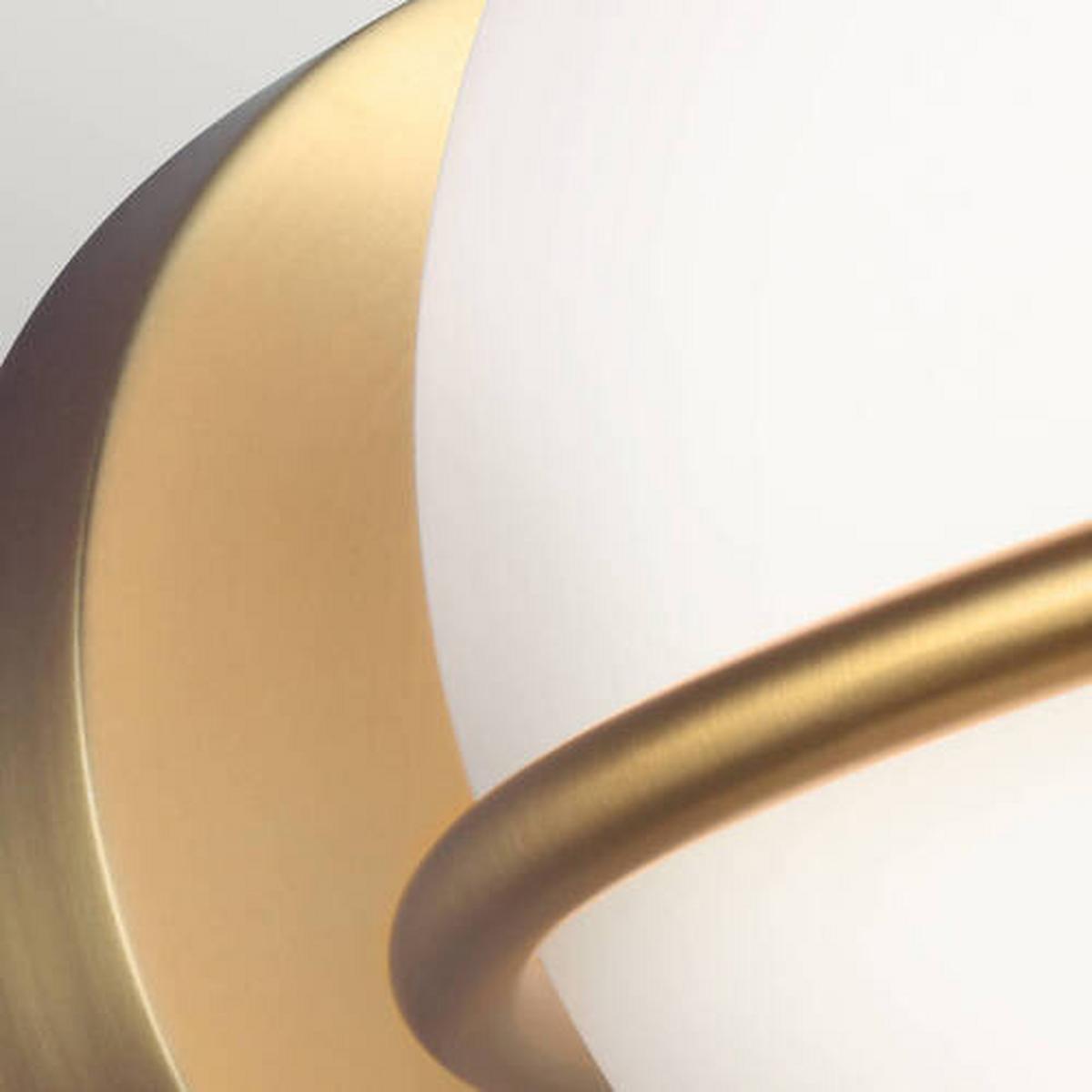 Led Zidna Svjetiljka Apollo - boje mjeda, Basics, staklo/metal (18, 1/17,1/21cm) - Elstead Lighting