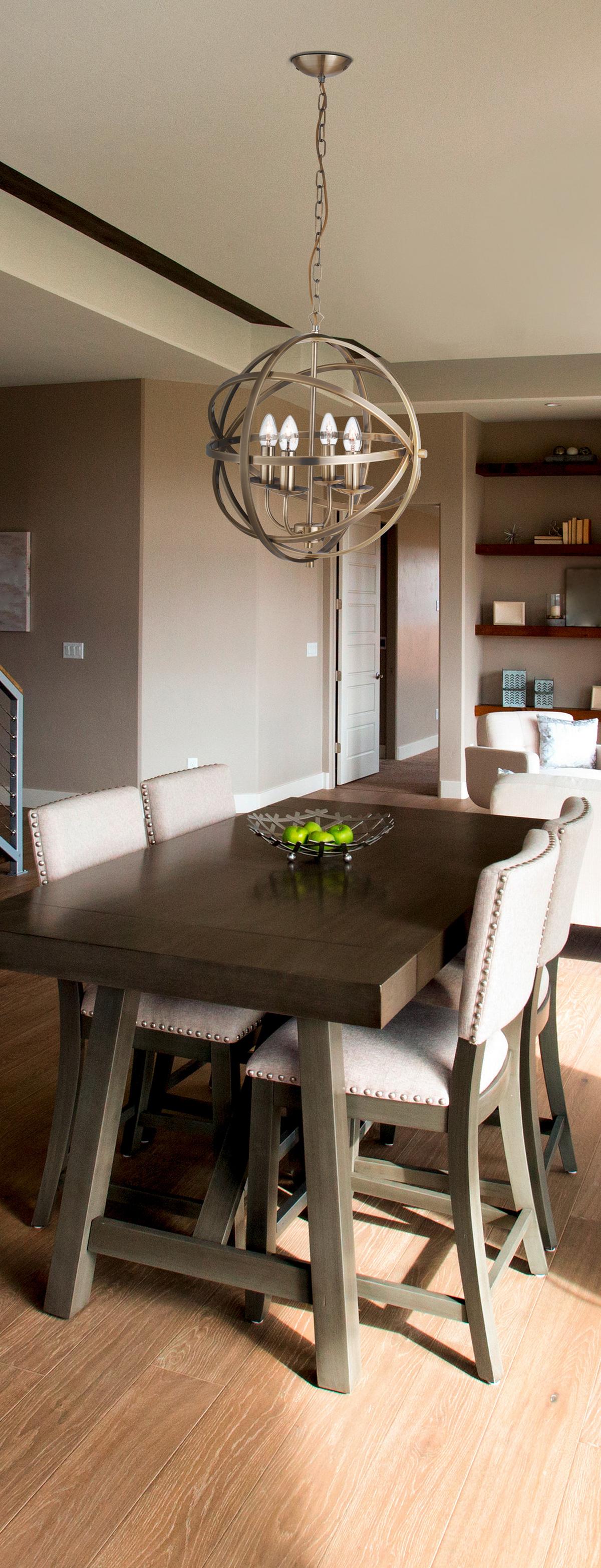 Függőlámpa Orbit 2474-4ab - sárgarézszínű, Design, fém (46/116cm)