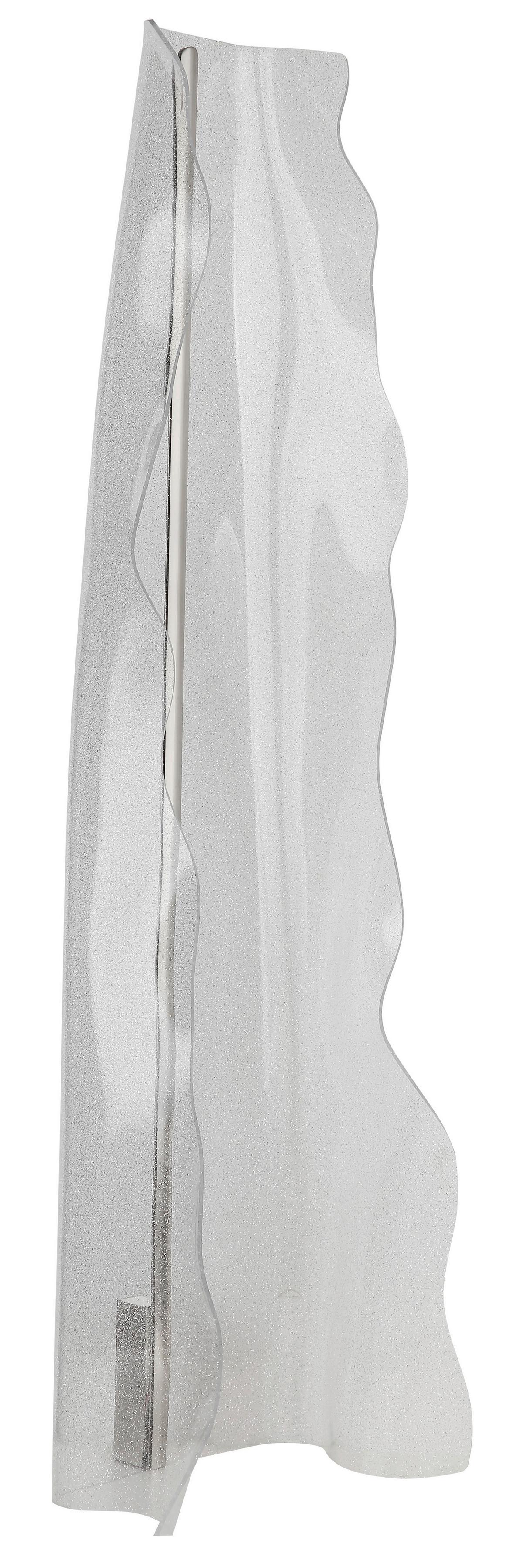 LED-STEHLEUCHTE 68294S - Klar, Design, Kunststoff/Metall (30/47/150cm) - Globo