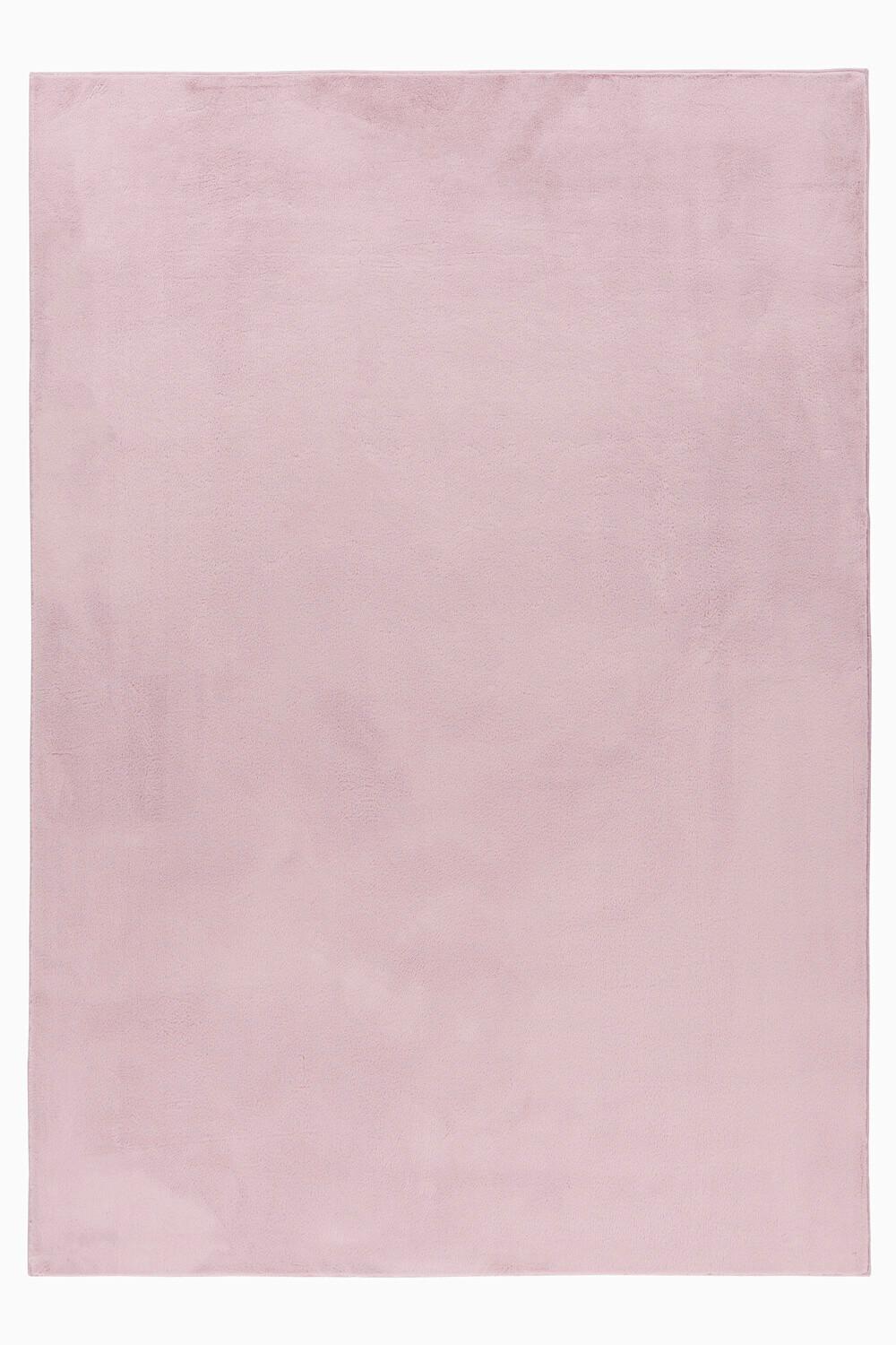 Preproga Z Visokim Florom Pouffy, Roza, 160x230cm - roza, Basics, tekstil (160/230cm)