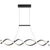 LED-HÄNGLAMPA MIMI - svart, Modern, metall/plast (88/13/120cm) - Mömax