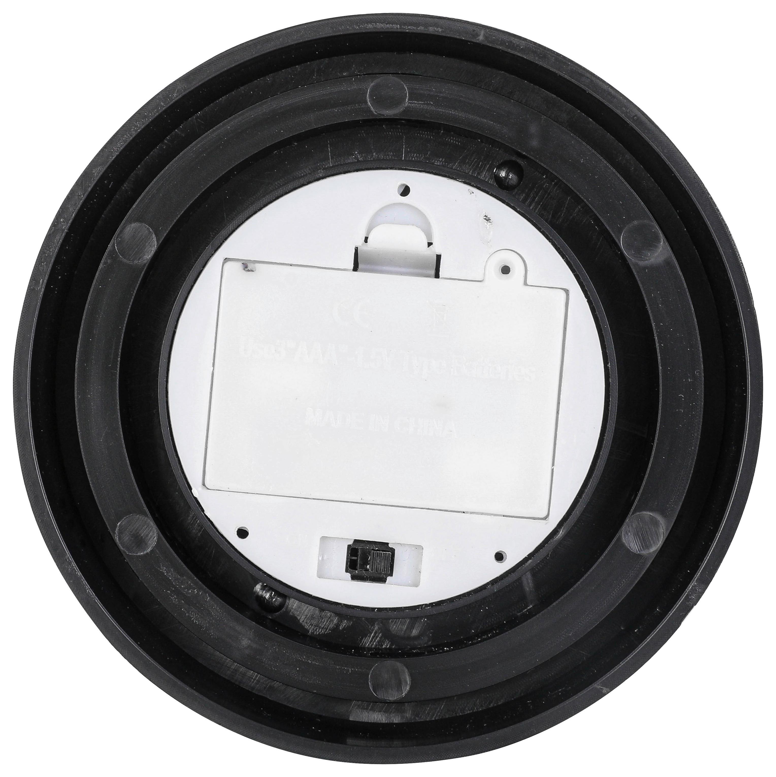 LED-DEKORATIONSLAMPA FLOWI - svart/transparent, Modern, plast (11/21cm) - Mömax