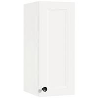Küchenoberschrank Cascada Weiß - Schwarz/Weiß, MODERN, Holzwerkstoff/Metall (30/72/35cm) - Nobilia