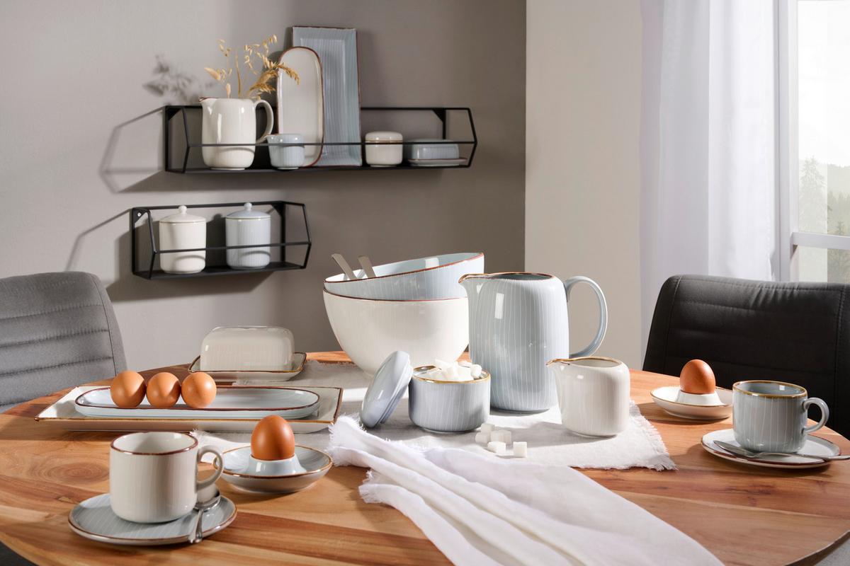 POJEMNIK KUCHENNY BERGEN - szary, Design, ceramika (11/14cm) - Landscape