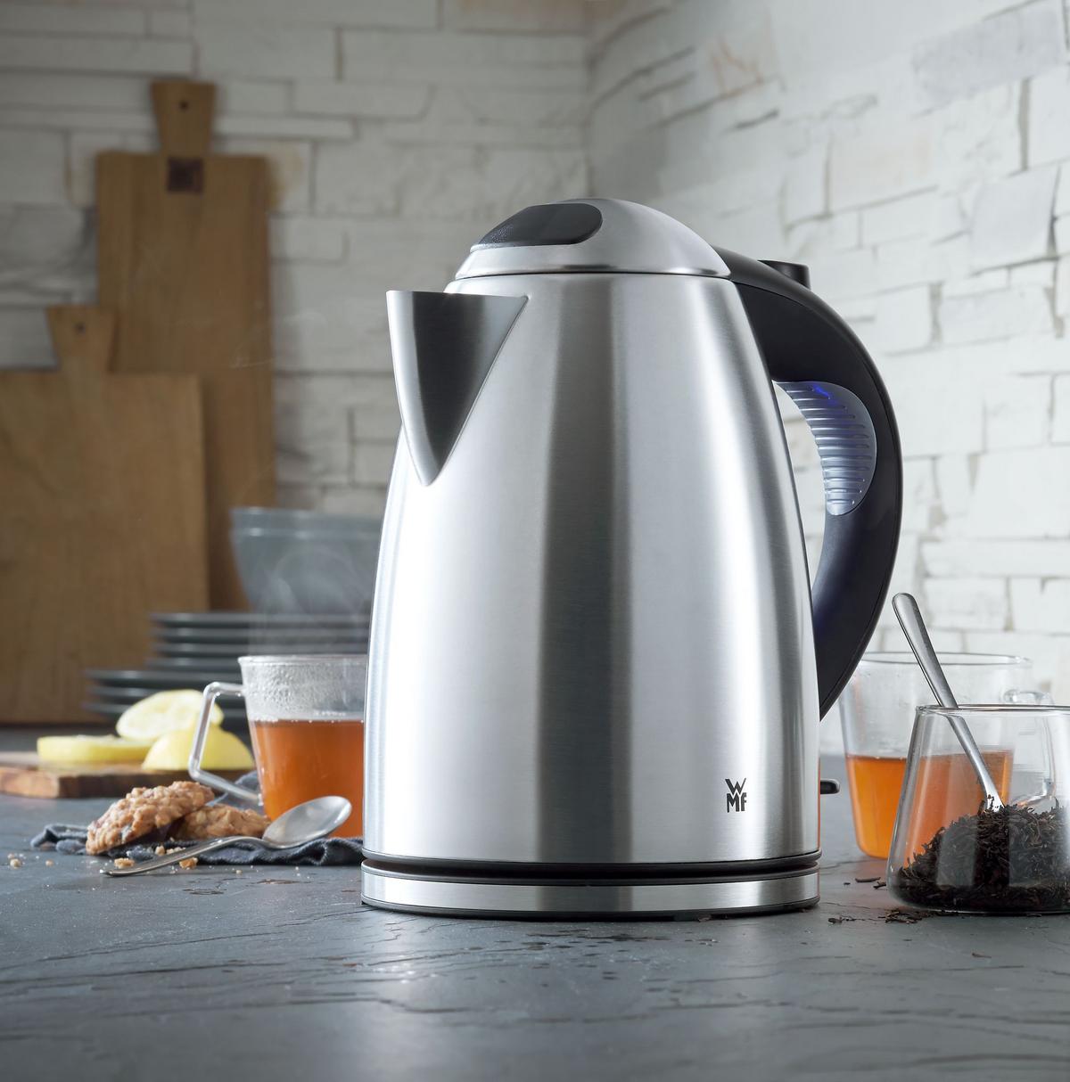 CZAJNIK ELEKTRYCZNY 0413020012 WMF - kolor srebrny, Basics (1,7l) - WMF