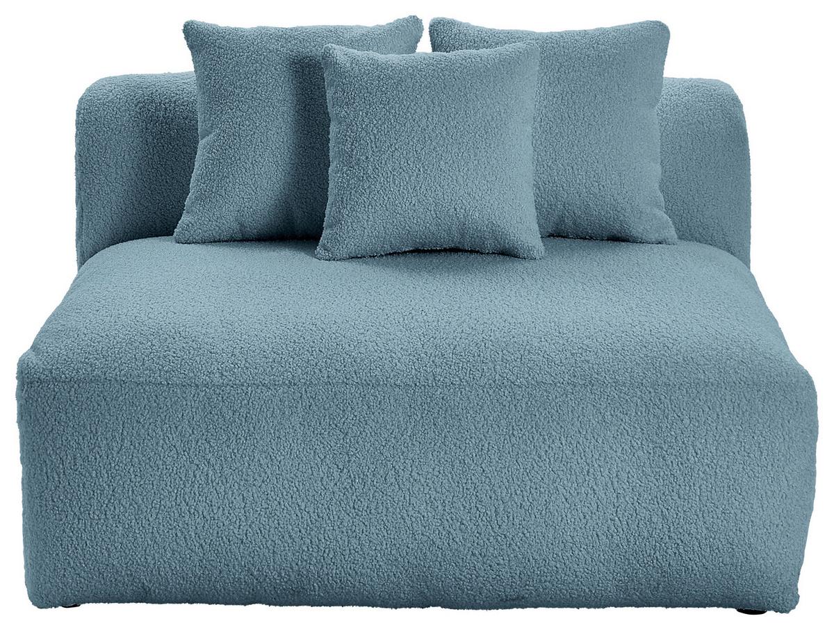 Modul Sofaelement Bloom Blau - Blau, Trend, Textil (120/70/122cm) - Livetastic