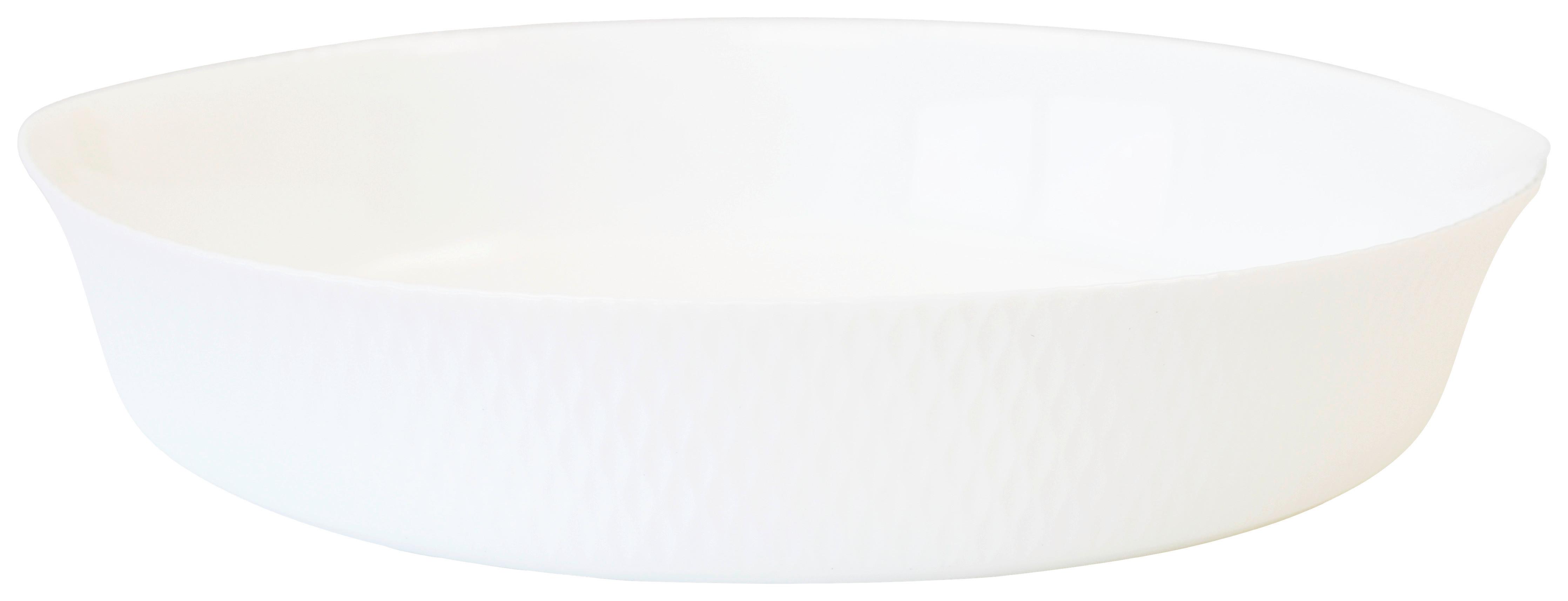 Sütőtál Delphine - fehér, Konventionell, üveg (28/5cm)