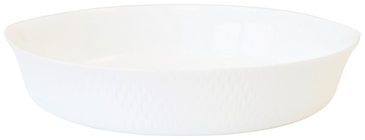 Sütőtál Delphine - fehér, Konventionell, üveg (28/5cm)