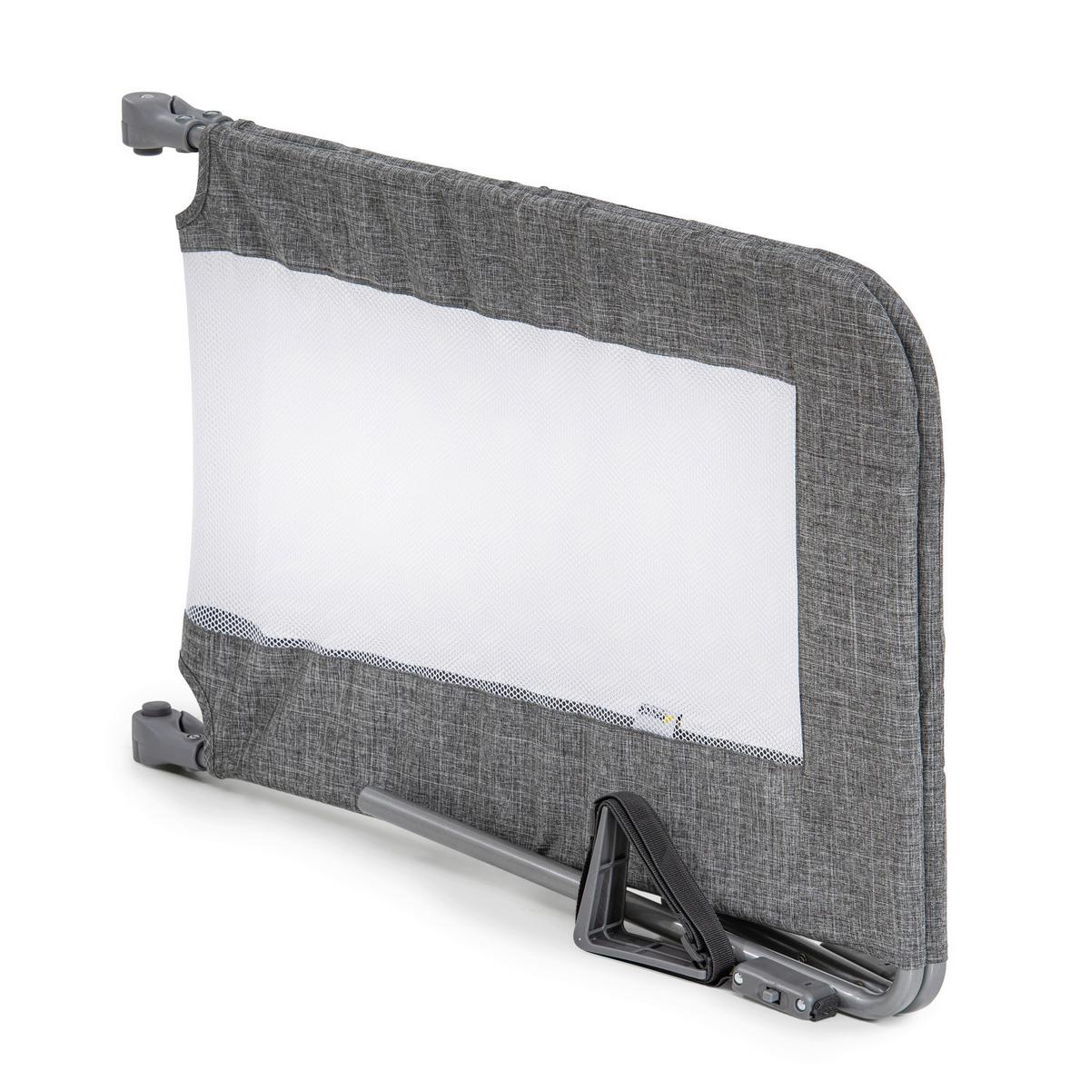 BRAMKA CHRONNA DO ŁÓŻECZKA 59577 SLEEP N SAFE PLUS XL - szary, Basics, tkanina (150/50/44cm) - Hauck