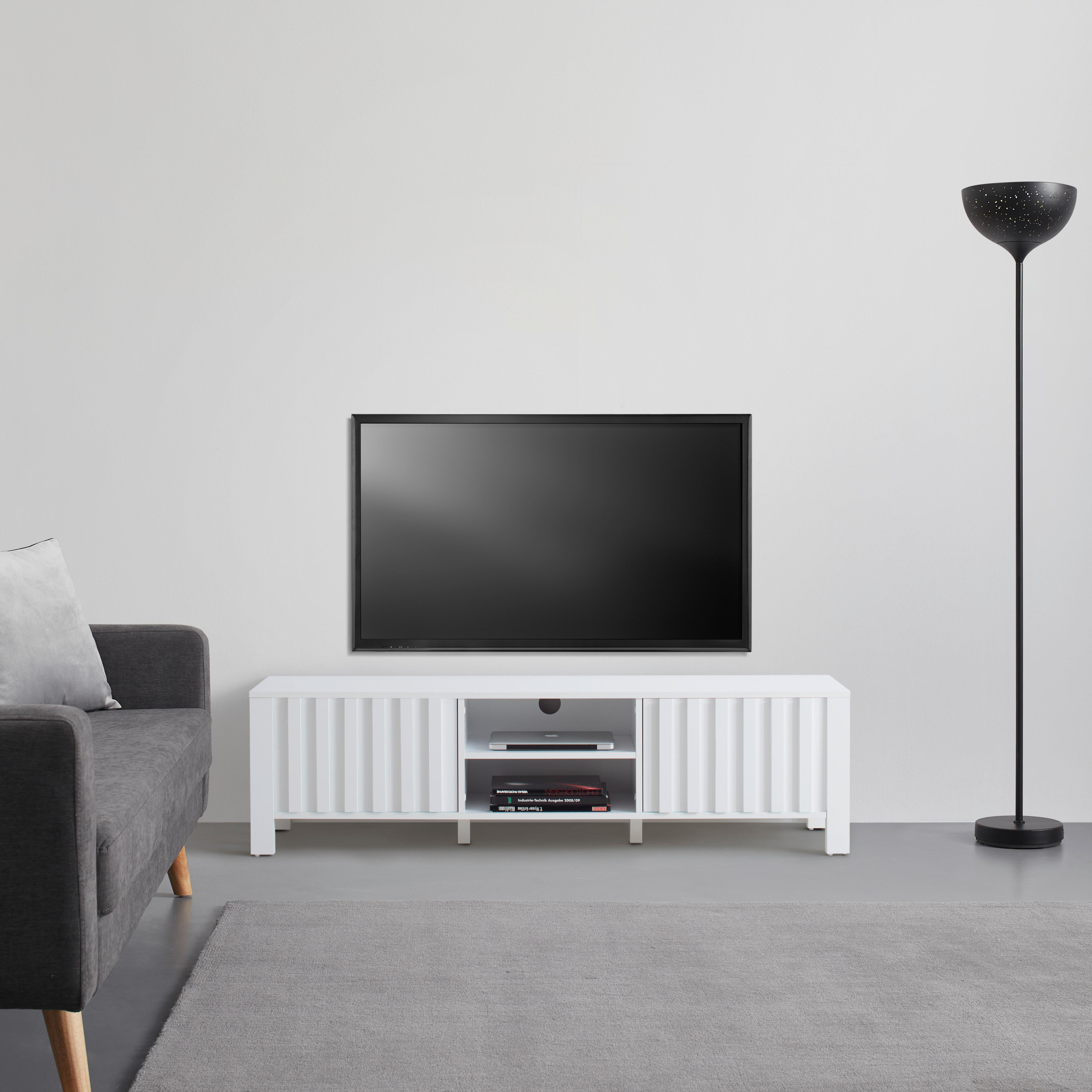 Lowboard Elara Weiß - Weiß, MODERN, Holzwerkstoff (150/42/40cm) - Mömax