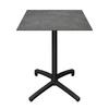 UTEBORD HEINO - antracit, Basics, metall/sten (70/70/75cm) - Mömax