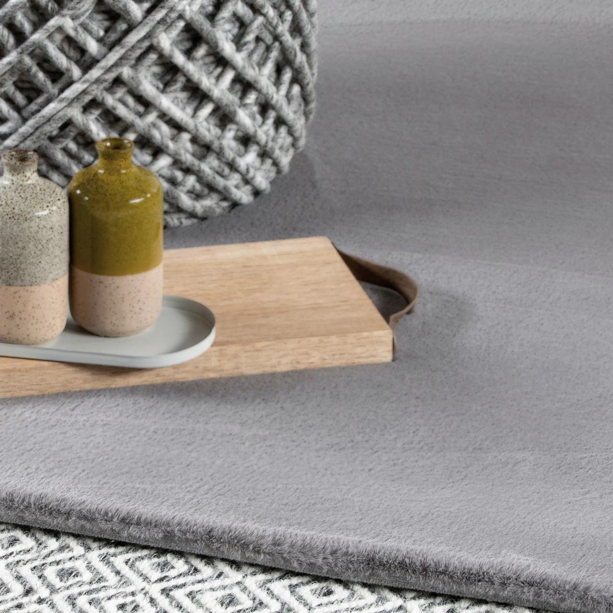 Hochflorteppich My Cha Cha Silberfaren ca. 160x230cm - Silberfarben, KONVENTIONELL, Textil (160/230cm) - Obsession