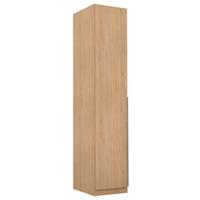 Ormar S Klasičnim Vratima Alabama - boje aluminija/hrast Sonoma, Moderno, drvni materijal (47/229/54cm) - Modern Living