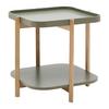 SOFFBORD STRUT - grön/naturfärgad, Modern, trämaterial/trä (50/50/55cm) - Mömax