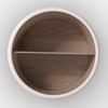 SOFFBORD ELLIOT - vit/naturfärgad, Modern, trämaterial/trä (70/70/35cm) - Bessagi Home