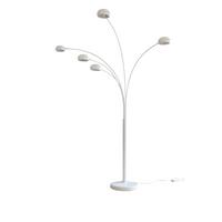 Svetilka V Obliki Loka Five - bela, Design, kamen/kovina (150/205/36cm) - P & B